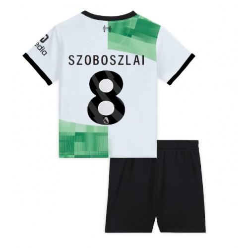Maillot de foot Liverpool Szoboszlai Dominik #8 Extérieur enfant 2023-24 Manches Courte (+ pantalon court)